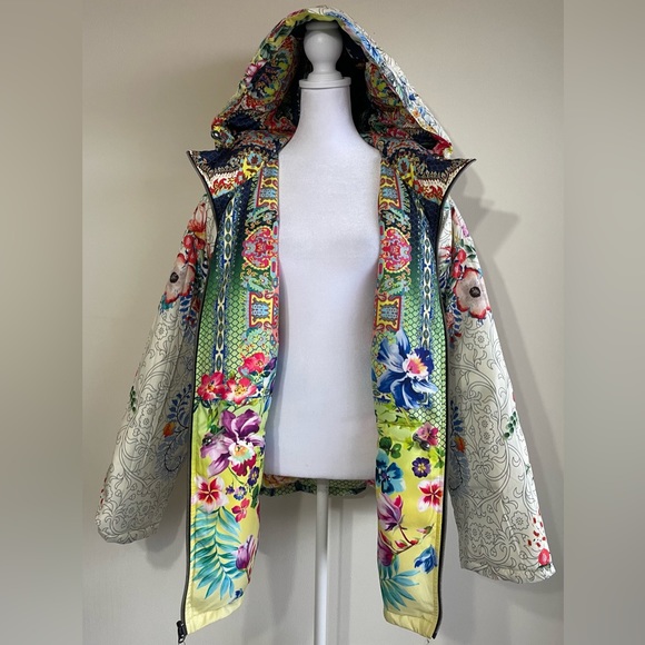 NWT JOHNNY WAS PUFFER JACKET SZ US L - Picture 7 of 15